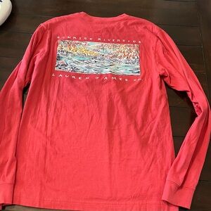 Lauren James Women’s Red Long Sleeve TShirt, Size S